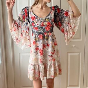 Betsey Johnson Floral Print Dress